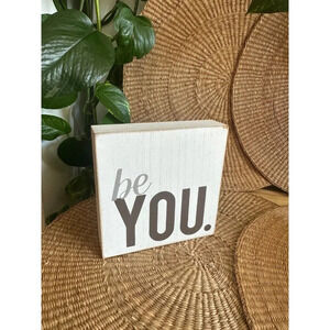 TJ Maxx Be You wooden sign